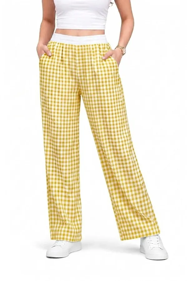 Yellow_Cotton_Relaxed_Fit_Palazzo_Pants_For_Women