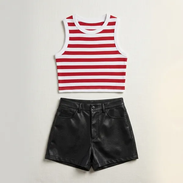 Red_And_White_Cotton_Striped_Sleeveless_Crop_Top_For_Women