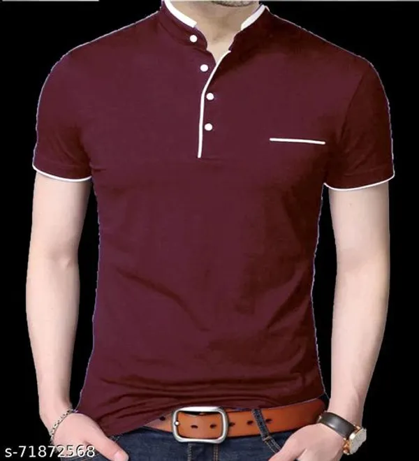 Lets_Shine_Handsome_T_Shirts_For_Men_Combo_Pack_Of_3_Blue_Maroon_Black