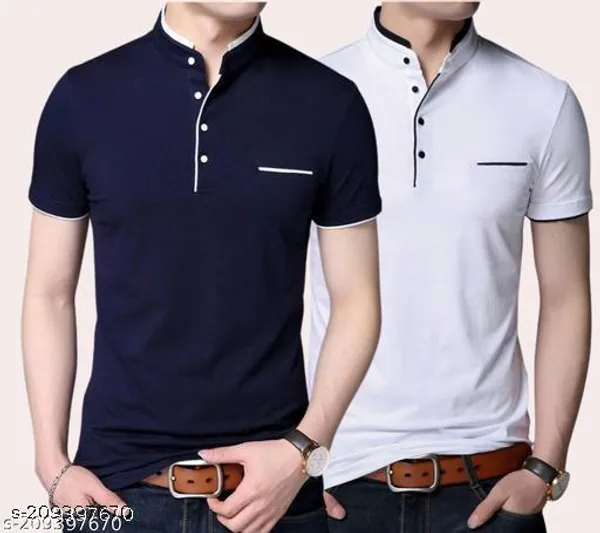 Navy_Blue_White_Cotton_Regular_Fit_T-Shirt_For_Men_Pack_Of_2