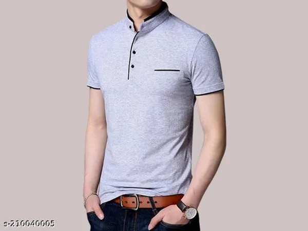 Grey_Cotton_Regular_Fit_T_Shirt_For_Men