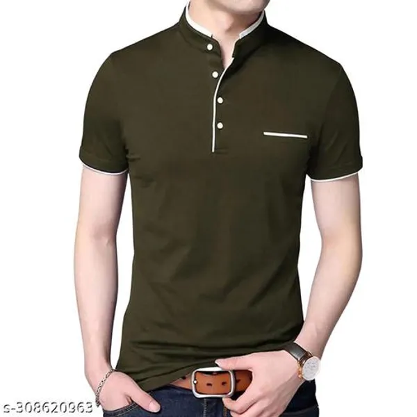 Olive_Black_Sea_Green_Cotton_Solid_T_Shirt_Pack_Of_3_For_Men