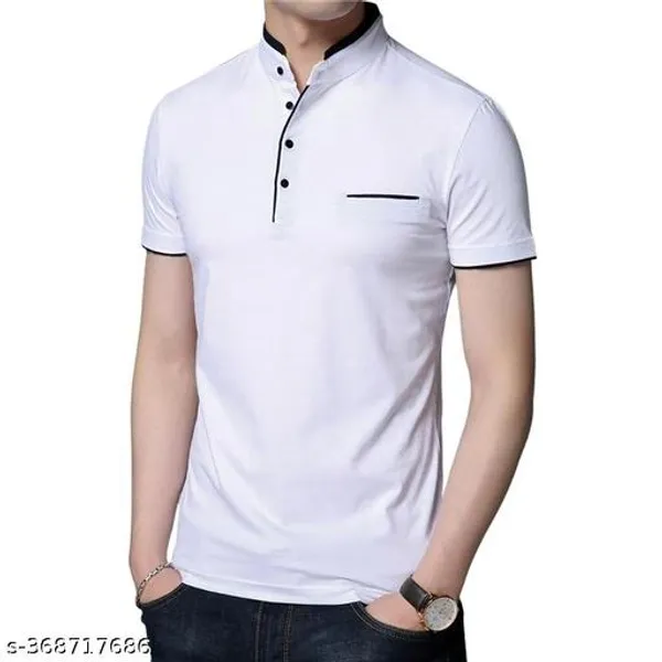 Lets_Shine_Charming_T_Shirts_For_Men_And_Boys_For_Regular_Casual_Official_Formal_And_Partywear_Combo_Pack_Of_2_(White_And_Sea_Green)