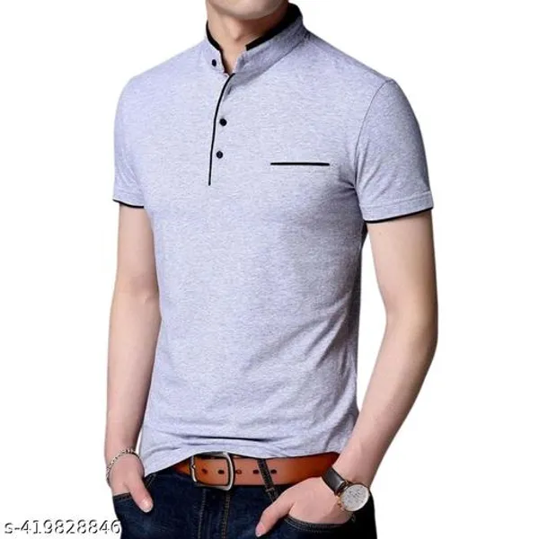 White_And_Grey_Cotton_T_Shirt_For_Men_Pack_Of_2