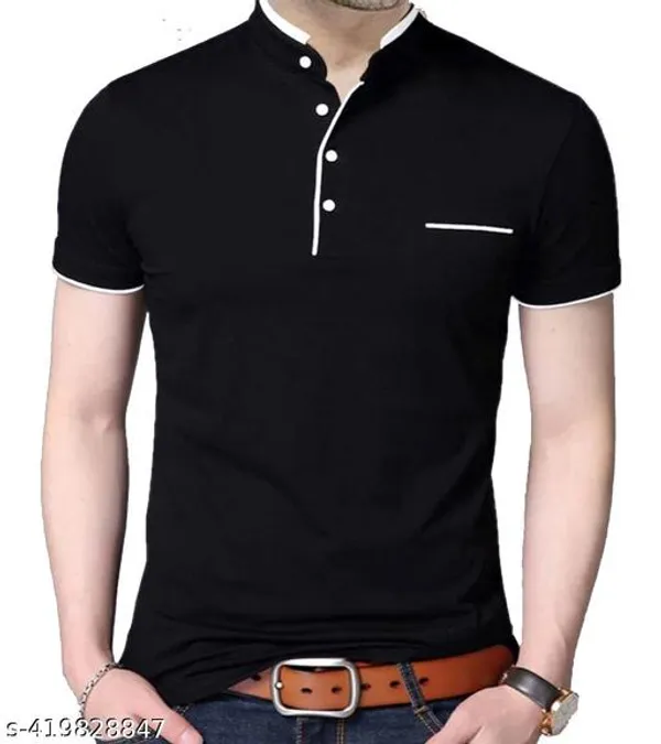 Lets_Shine_Charming_T_Shirts_For_Men_And_Boys_For_Regular_Casual_Official_Formal_And_Partywear_Combo_Pack_Of_2_(Blackandolive)