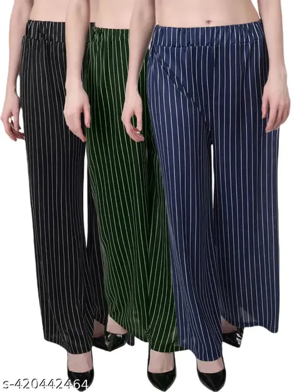 Lets_Shine_Pretty_Lining_Palazzo_For_Females_Ladies_Girls_Housewives_And_Women_Combo_Pack_Of_3_Black_Olive_Navyblue