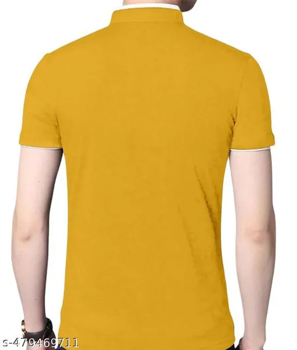 Lets_Shine_Charming_T_Shirts_For_Men_And_Boys_For_Regular_Casual_Official_Formal_And_Partywear_Combo_Pack_Of_2_(Maroon_And_Yellow)
