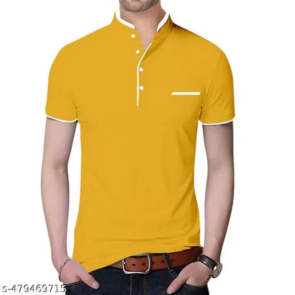 Olive_And_Yellow_Cotton_Regular_T-Shirt_Combo_Pack_Of_2_For_Men