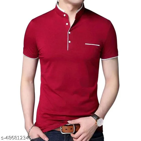Navy_Blue_Red_Cotton_Regular_Fit_T-Shirt_For_Men_Pack_Of_2
