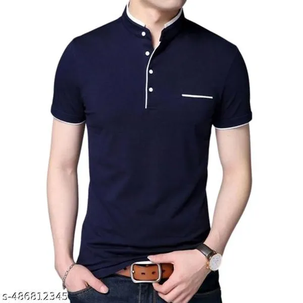 Navy_Blue_Red_Cotton_Regular_Fit_T-Shirt_For_Men_Pack_Of_2