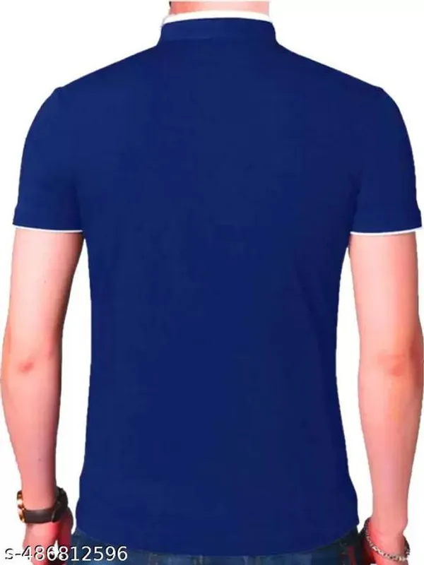 Lets_Shine_Charming_T_Shirts_For_Men_And_Boys_For_Regular_Casual_Official_Formal_And_Partywear_Combo_Pack_Of_2_(Olive_And_Royal_Blue_)