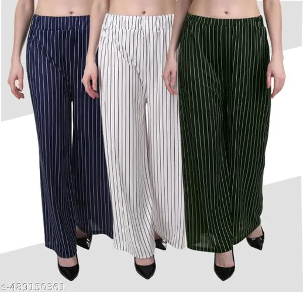Lets_Shine_Pack_Of_3_Striped_Lining_Palazzo_For_Women_Girls_Ladies_Navyblue_White_Green