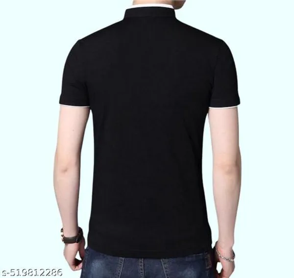 Lets_Shine_Charming_T_Shirts_For_Men_And_Boys_For_Regular_Casual_Official_Formal_And_Partywear_Combo_Pack_Of_2_(Olive_And_Black)