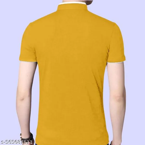 Lets_Shine_And_Handsome_Mandarin_Collar_Half_Sleeve_T_Shirt_For_Men_Used_For_Regular_Formal_Casual_Partywear_With_Combo_Pack_Of_3_Colour_Red_Yellow_Navyblue