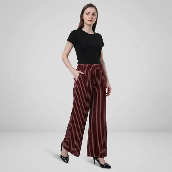 Lets_Shine_Pack_Of_3_Striped_Lining_Palazzo_For_Women_Girls_Ladies_Black_Yellow_Mroon