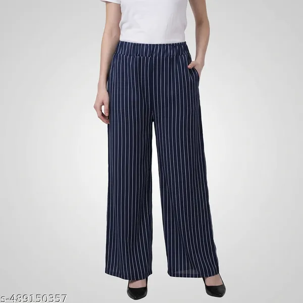 Lets_Shine_Pack_Of_3_Striped_Lining_Palazzo_For_Women_Girls_Ladies_Navyblue_Green_Mroon