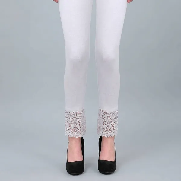 Letsshine_Women_S_Viscose_Rayon_Leggings_With_Lace_Design_Pack_Of_2_Colour_White_Mroon