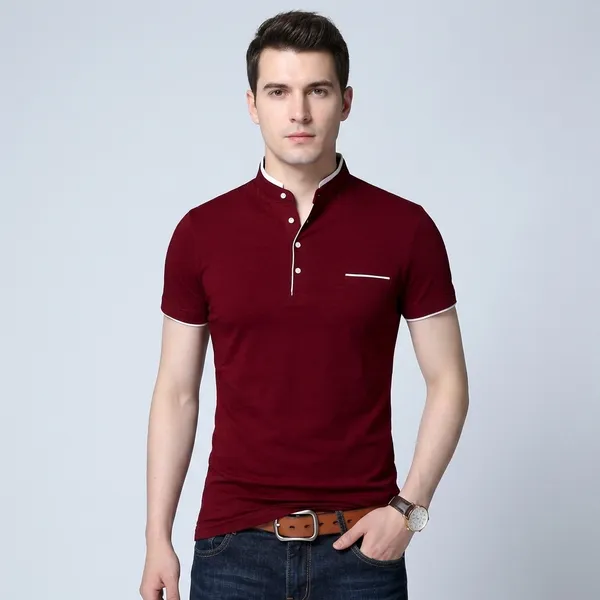 Lets_Shine_Charming_T_Shirts_For_Men_And_Boys_For_Regular_Casual_Official_Formal_And_Partywear_Combo_Pack_Of_2_(Maroon_And_Sea_Green)