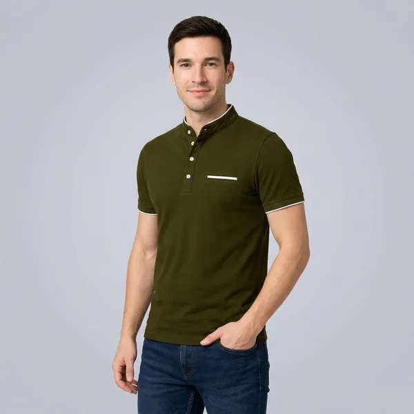 Royal_Blue_And_Olive_Cotton_Casual_T-Shirt_For_Men_Pack_Of_2