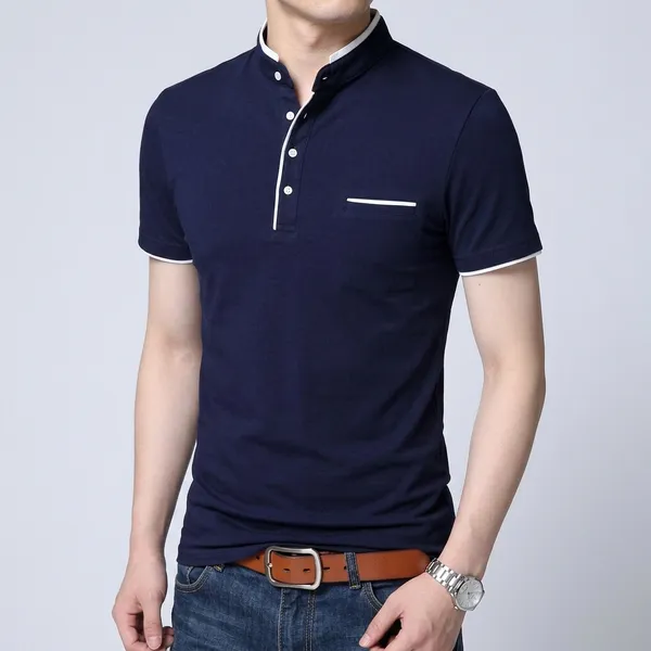 Lets_Shine_Charming_T_Shirts_For_Men_And_Boys_For_Regular_Casual_Official_Formal_And_Partywear_Combo_Pack_Of_2_(Black_And_Navy_Blue)