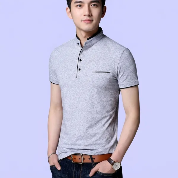 Lets_Shine_Charming_T_Shirts_For_Men_And_Boys_For_Regular_Casual_Official_Formal_And_Partywear_Combo_Pack_Of_2_(Grey_And_Maroon)