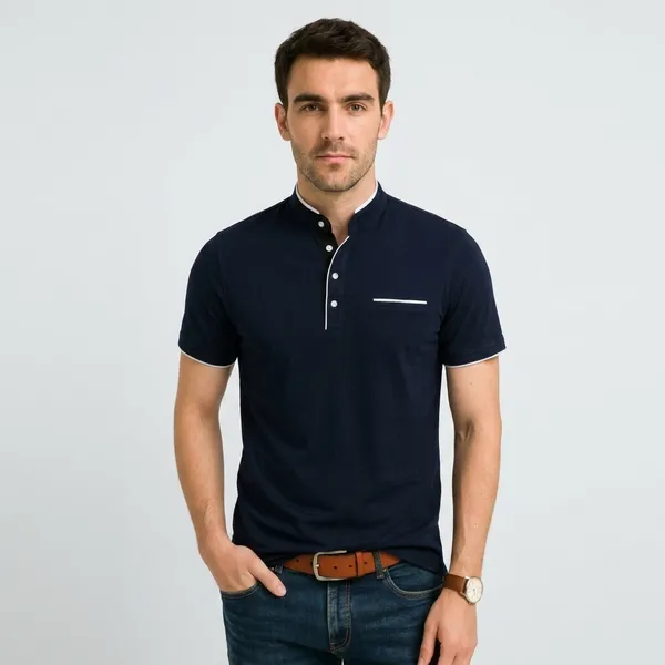 Navy_Blue_And_Black_Cotton_Casual_T-Shirt_For_Men_(Pack_Of_2)