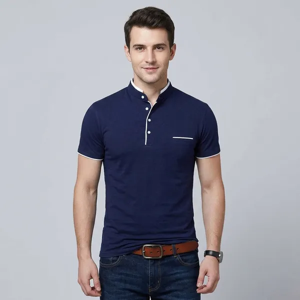 Navy_Blue_And_Maroon_Cotton_T_Shirt_For_Men_Pack_Of_2