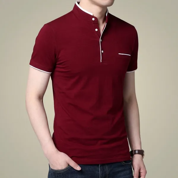 Maroon_And_Olive_Cotton_Regular_Fit_T_Shirt_For_Men_Pack_Of_2