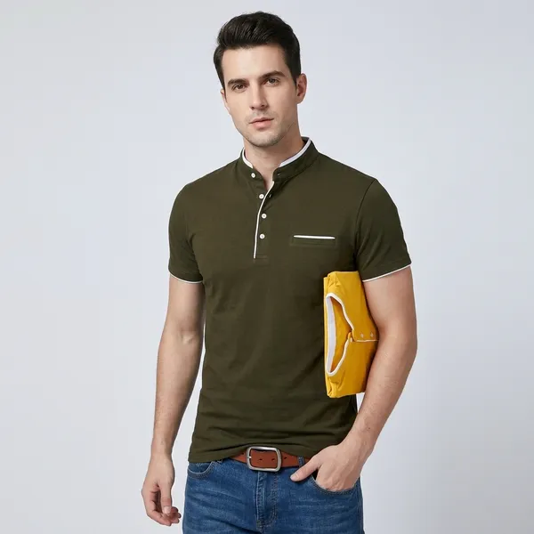 Olive_And_Yellow_Cotton_Regular_T-Shirt_Combo_Pack_Of_2_For_Men