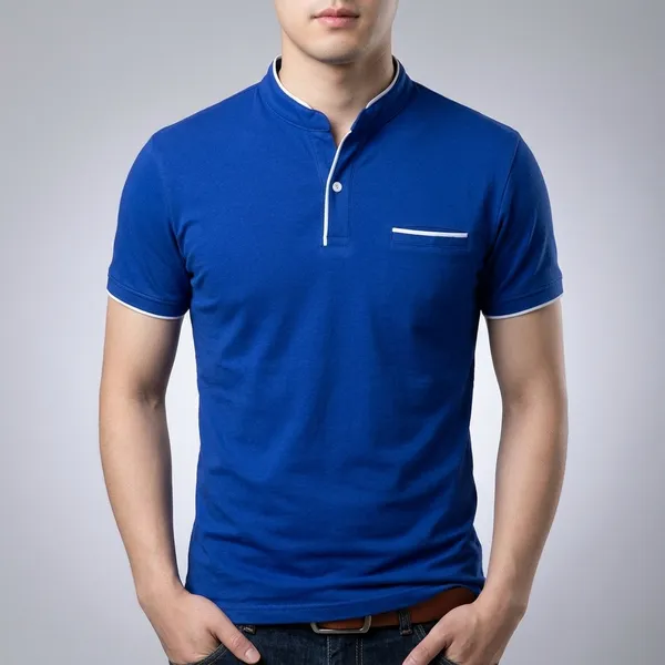 Royal_Blue_And_Black_Cotton_Regular_Fit_T_Shirt_For_Men_Pack_Of_2