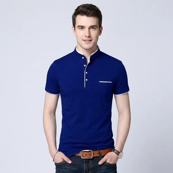 Lets_Shine_Charming_T_Shirts_For_Men_And_Boys_For_Regular_Casual_Official_Formal_And_Partywear_Combo_Pack_Of_2_(Royal_Blue_And_Grey)