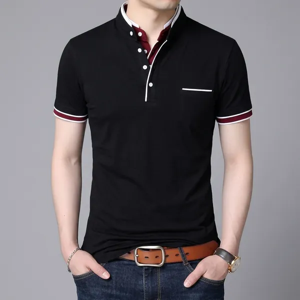 Red_And_Black_Cotton_Solid_Half_Sleeve_T_Shirt_For_Men_Pack_Of_2