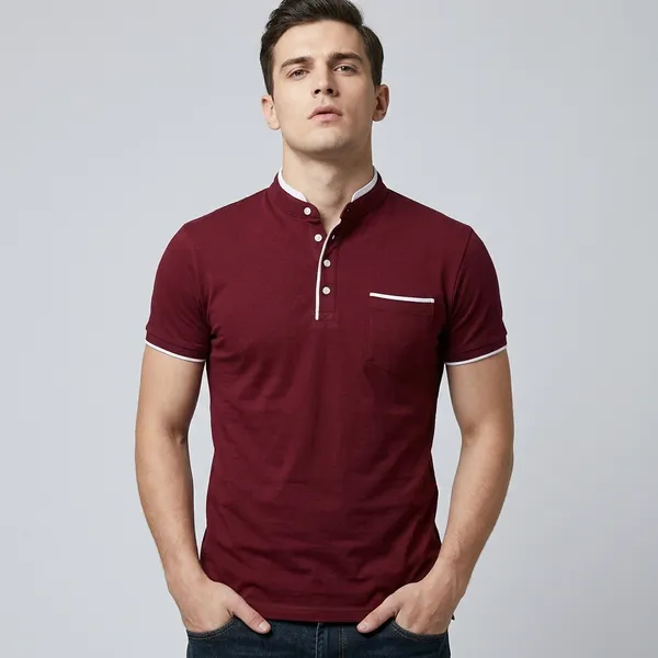 Red_And_Black_Cotton_Solid_Half_Sleeve_T_Shirt_For_Men_Pack_Of_2