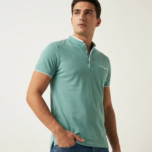 Lets_Shine_Charming_T_Shirts_For_Men_And_Boys_For_Regular_Casual_Official_Formal_And_Partywear_Combo_Pack_Of_2_(Maroon_And_Sea_Green)