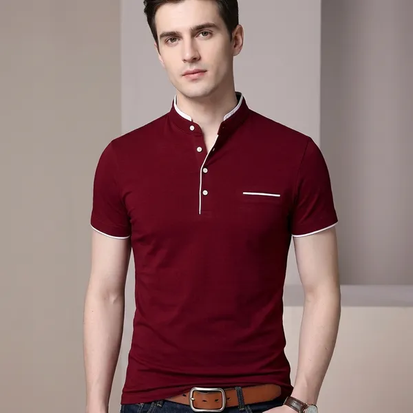 Lets_Shine_Charming_T_Shirts_For_Men_And_Boys_For_Regular_Casual_Official_Formal_And_Partywear_Combo_Pack_Of_2_(Maroon_And_Sea_Green)