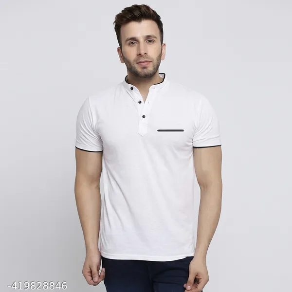 White_And_Grey_Cotton_T_Shirt_For_Men_Pack_Of_2