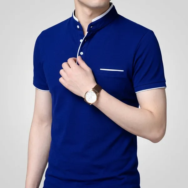 Yellow_And_Royal_Blue_Cotton_Regular_Fit_T-Shirt_For_Men_Pack_Of_2