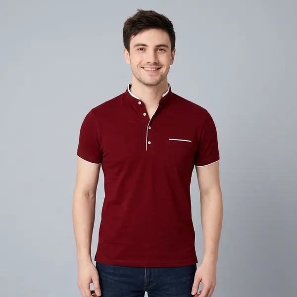 Men_Solid_Mandarin_Collar_T_Shirt_Pack_Of_3_Half_Sleeve_Stylish_Casual_Slim_Fit_T_Shirts_For_Men_Colour_Black_Mroon_Yellow