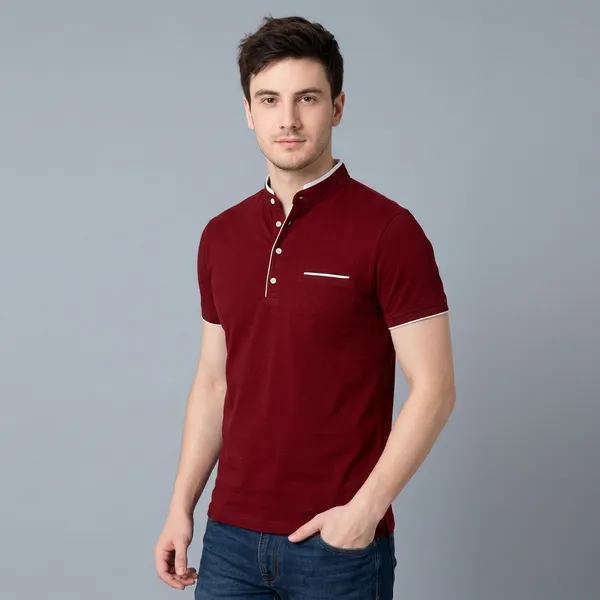 Men_Solid_Mandarin_Collar_T_Shirt_Pack_Of_3_Half_Sleeve_Stylish_Casual_Slim_Fit_T_Shirts_For_Men_Colour_Black_Mroon_Yellow