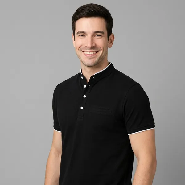 Men_Solid_Mandarin_Collar_T_Shirt_Pack_Of_3_Half_Sleeve_Stylish_Casual_Slim_Fit_T_Shirts_For_Men_Colour_Black_Olive_Red