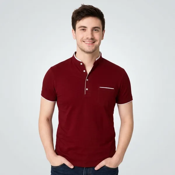 Men_Solid_Mandarin_Collar_T_Shirt_Pack_Of_3_Half_Sleeve_Stylish_Casual_Slim_Fit_T_Shirts_For_Men_Colour_Black_Mroon_Blue