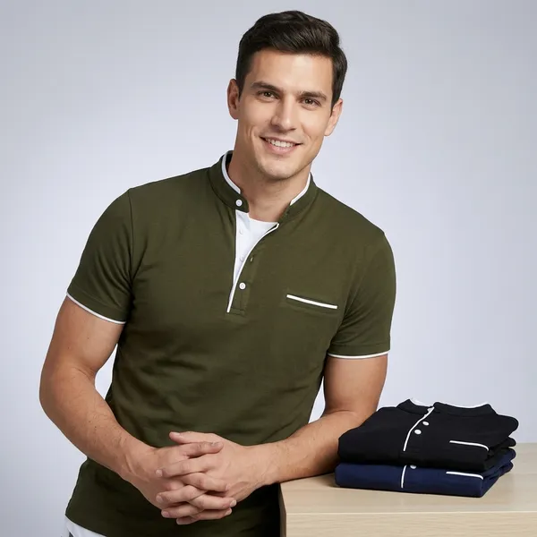 Lets_Shine_Handsome_T_Shirts_For_Men_Made_Up_Of_Cotton_Combo_Pack_Of_3_Used_For_Regular_Casual_Formal_Party_Olive_Black_Navy_Blue