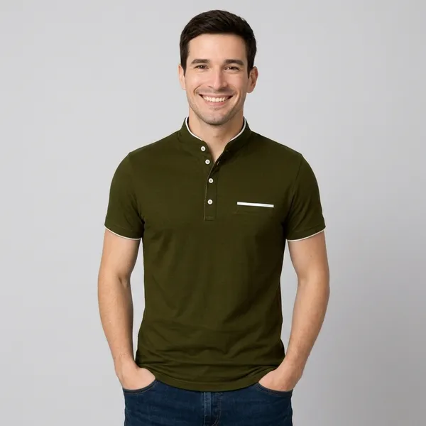 Men_Solid_Mandarin_Collar_T_Shirt_Pack_Of_3_Half_Sleeve_Stylish_Casual_Slim_Fit_T_Shirts_For_Men_Colour_Olive_Mroon_Yellow