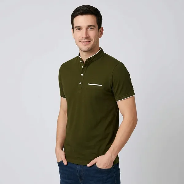 Men_Solid_Mandarin_Collar_T_Shirt_Pack_Of_3_Half_Sleeve_Stylish_Casual_Slim_Fit_T_Shirts_For_Men_Colour_Olive_Navyblue_Black