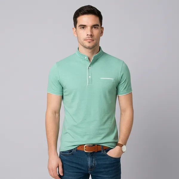 Men_Solid_Mandarin_Collar_T_Shirt_Pack_Of_3_Half_Sleeve_Stylish_Casual_Slim_Fit_T_Shirts_For_Men_Colour_White_Seagreen_Mroon
