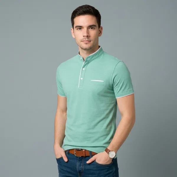 Men_Solid_Mandarin_Collar_T_Shirt_Pack_Of_3_Half_Sleeve_Stylish_Casual_Slim_Fit_T_Shirts_For_Men_Colour_White_Seagreen_Red