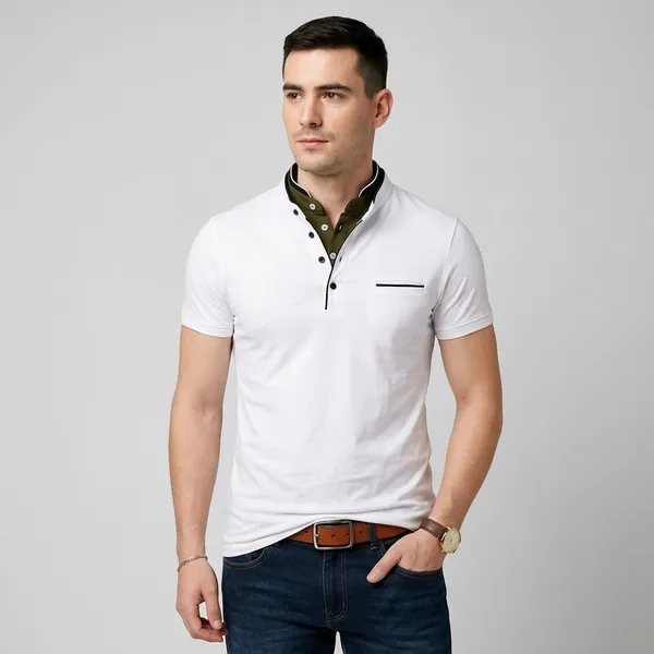 Black_White_Olive_Cotton_Slim_Fit_T-Shirt_Pack_Of_3_For_Men