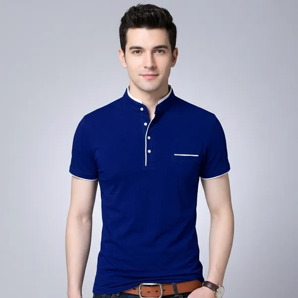 Lets_Shine_Handsome_T_Shirts_Combo_Pack_Of_4_Royal_Blue_Olive_Red_Navy_Blue