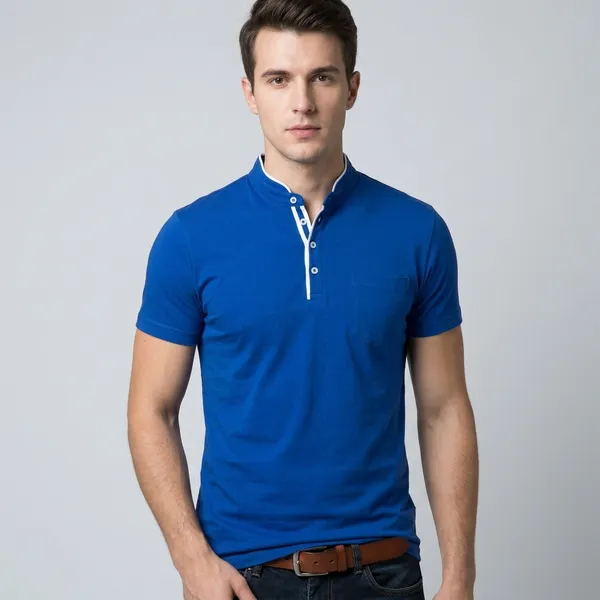 Lets_Shine_Handsome_T_Shirts_Combo_Pack_Of_4_Royal_Blue_Olive_Red_Navy_Blue