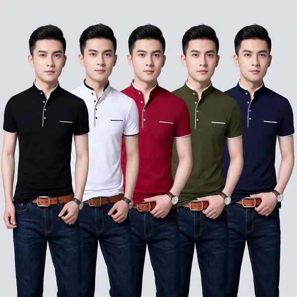 Black_White_Navy_Olive_Red_Cotton_Regular_Fit_T_Shirt_For_Men_Pack_Of_5